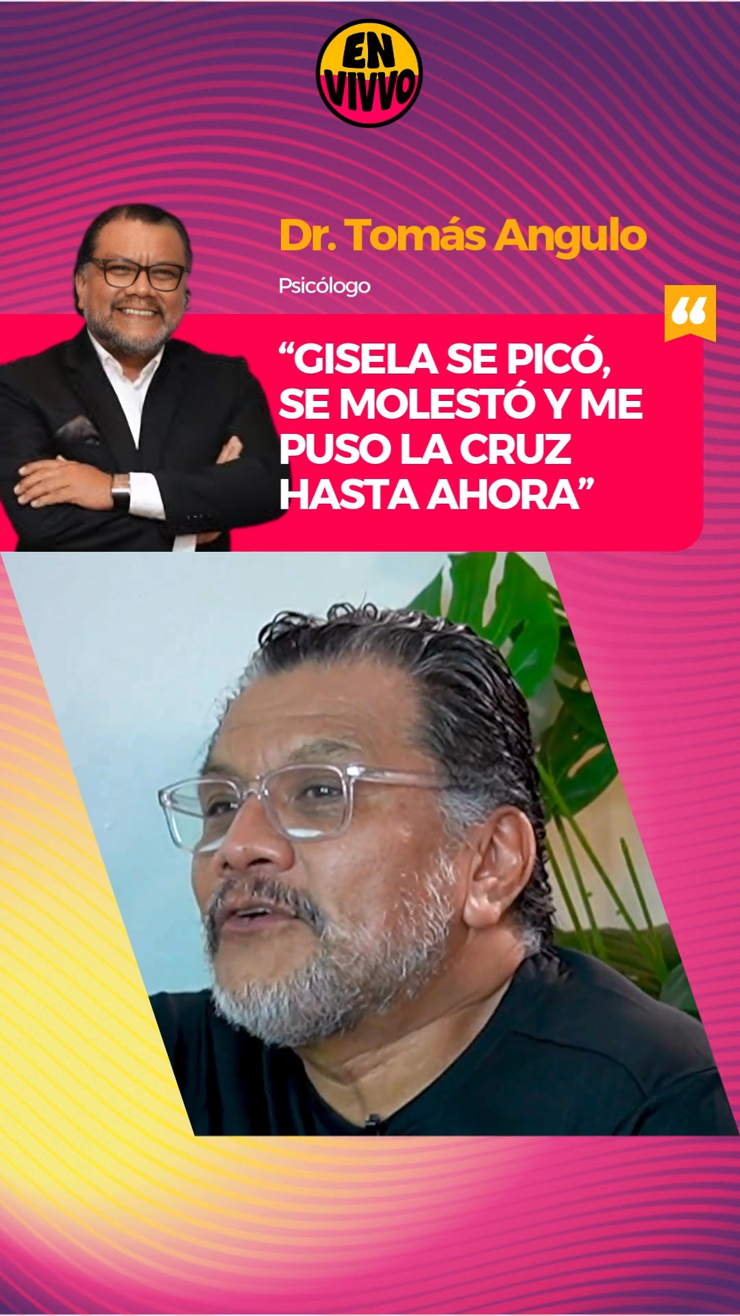 🔴 #Espectáculos || El Dr. Tomás Angulo se refirió a su distanciamiento ...