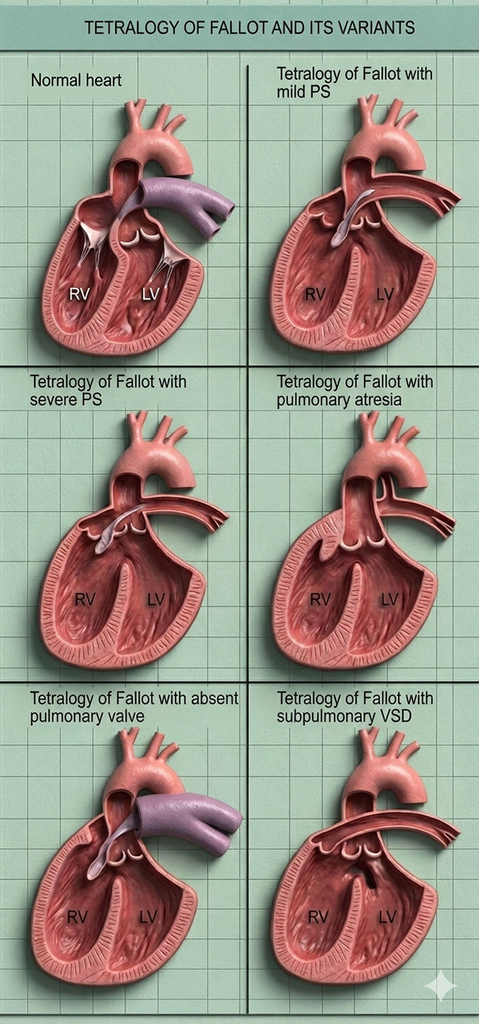 Tetralogy of Fallot (TOF) Two Patients, Two Different Diseases The ...