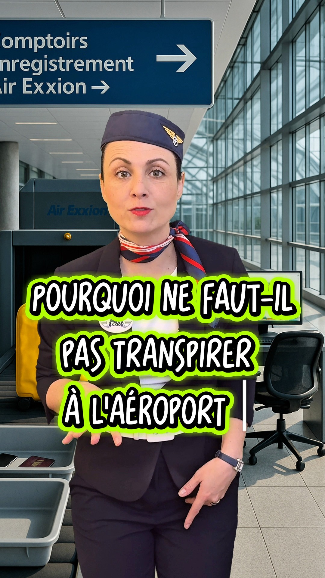 Pourquoi ne faut-il pas transpirer à l’aéroport ?! | Air Exxion | Facebook