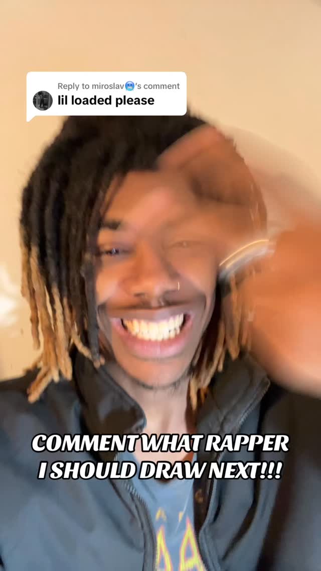 HOW TO DRAW LIL LOADED IN MY OWN ARTSTYLE!!! COMMENT WHAT RAPPER I ...