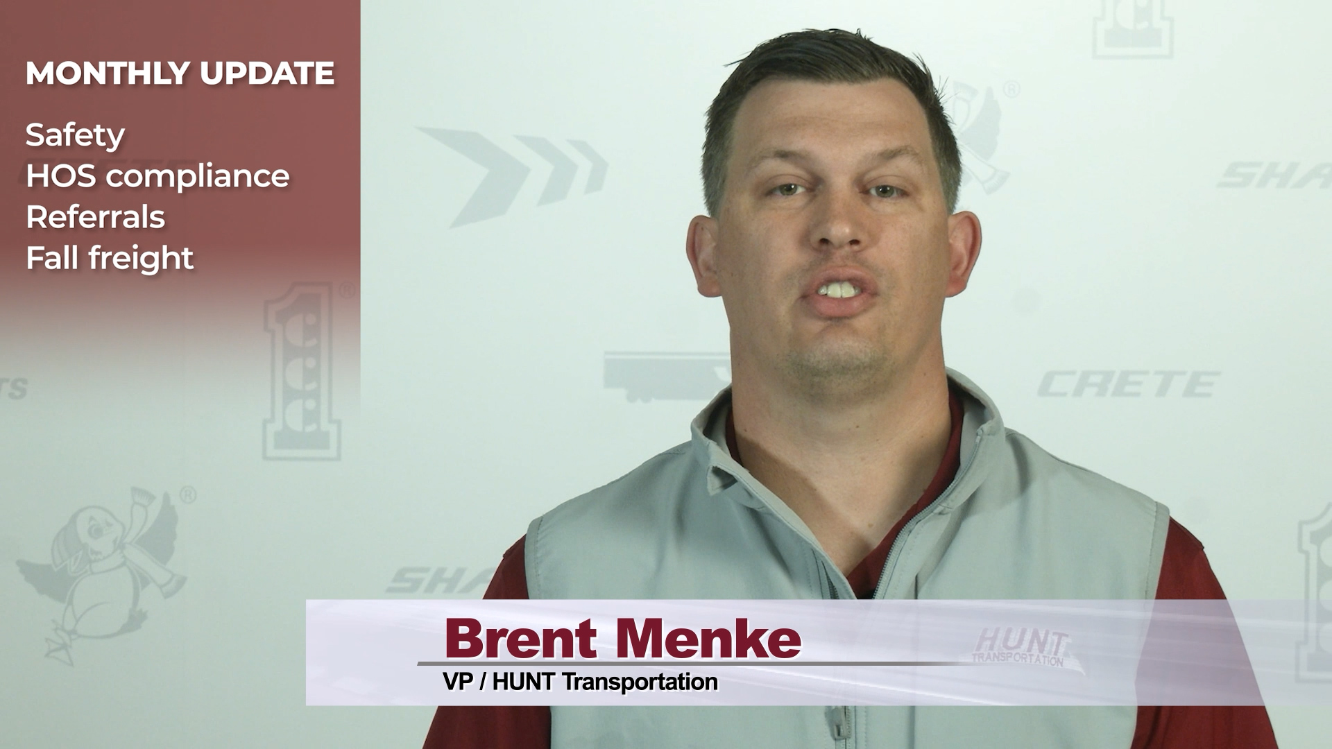 Brent shares news on bonuses, safety and operations, and the fall ...