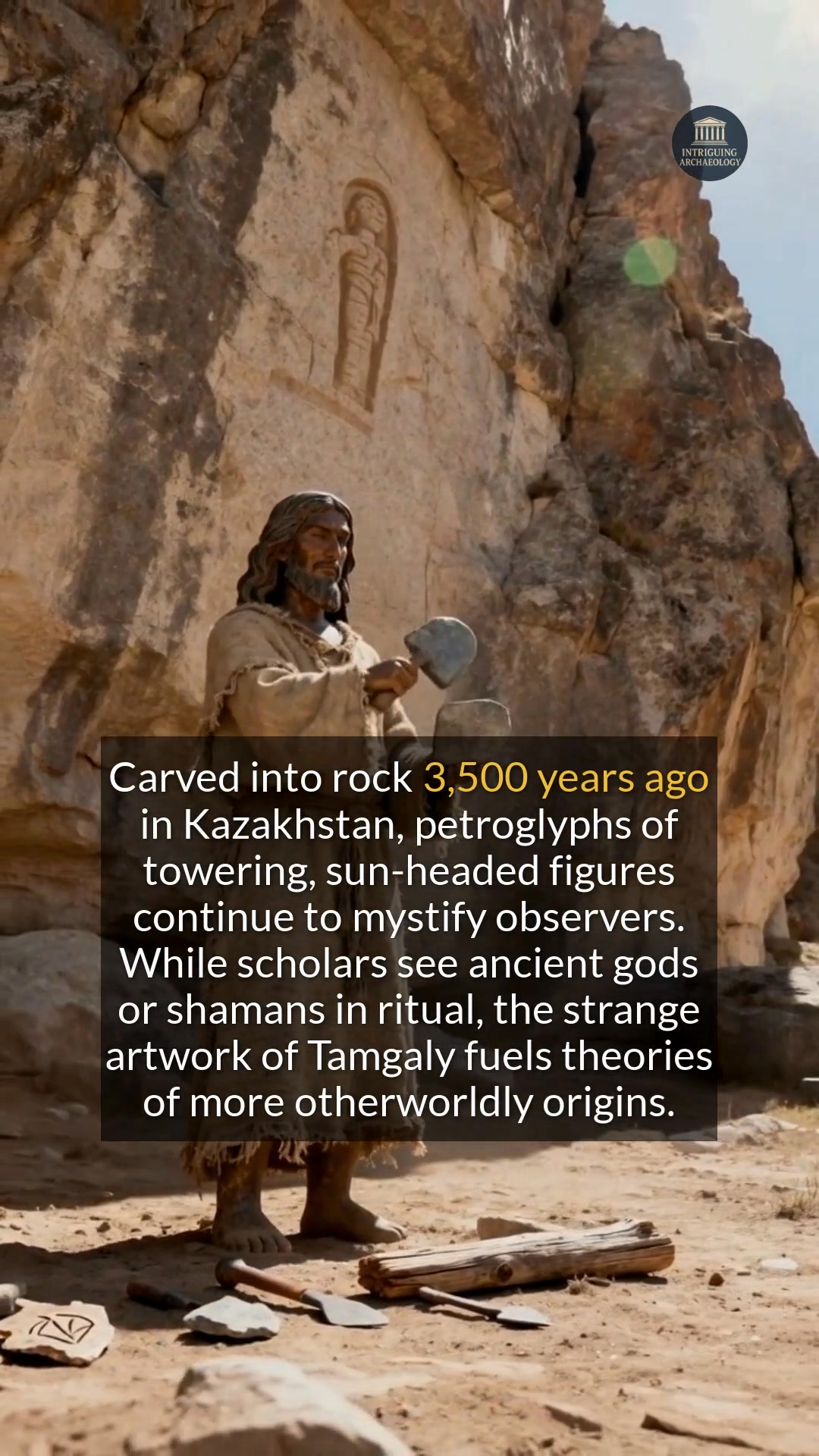 Mysterious 3,500-year-old petroglyphs in Kazakhstan depict strange, sun ...