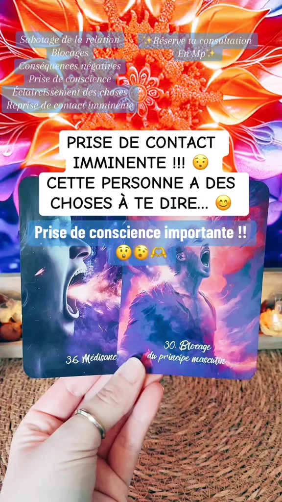 Prise de contact imminent, cette personne a des choses à te dire PARTIE ...