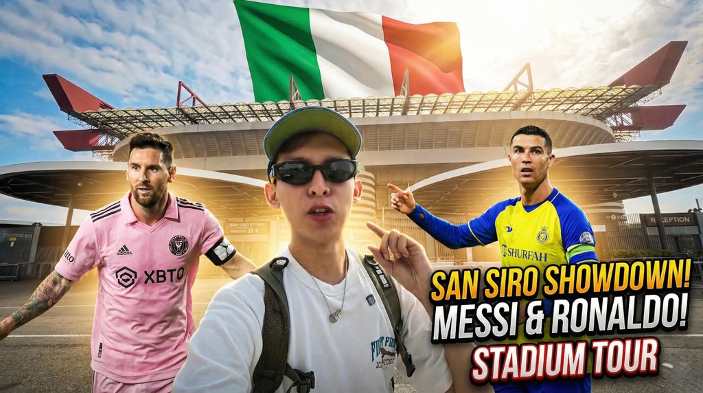 ពហុកីឡាដ្ឋានអុីតាលី San Siro - FIFA World Cup 1990 អ្នកមកទីនេះមាន Messi ...