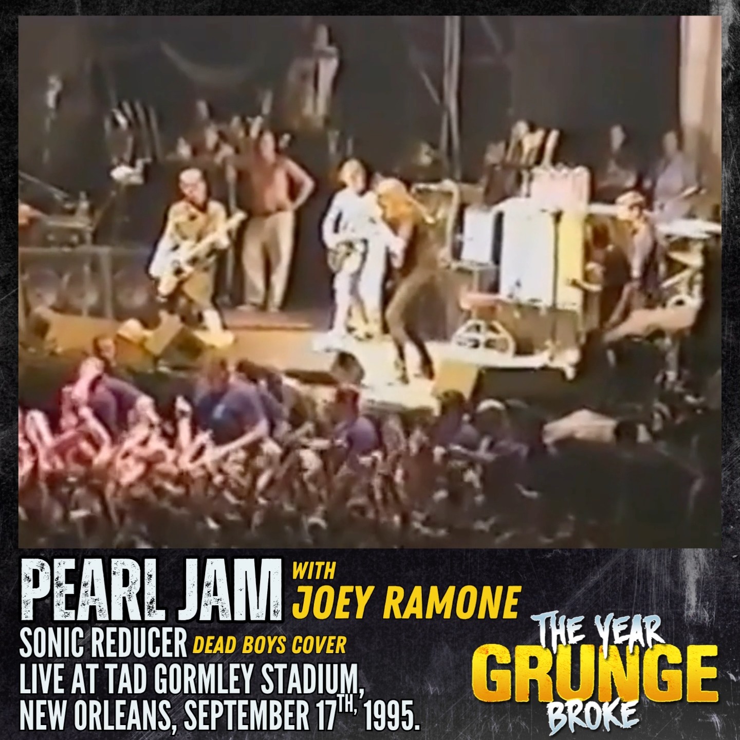 PEARL JAM with JOEY RAMONE - Sonic Reducer (Dead Boys cover