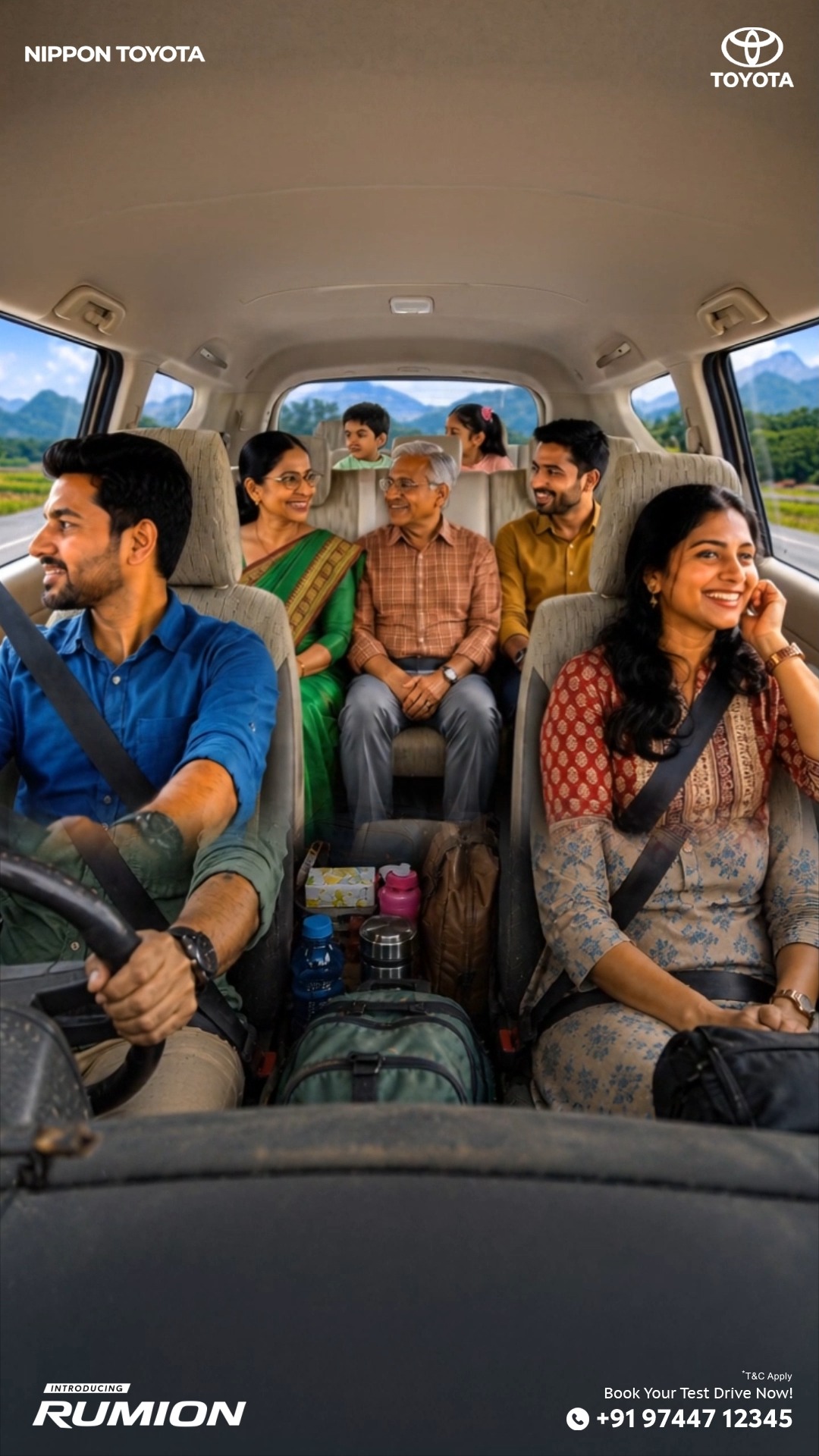 More space for people. More space for memories. 🚘 The