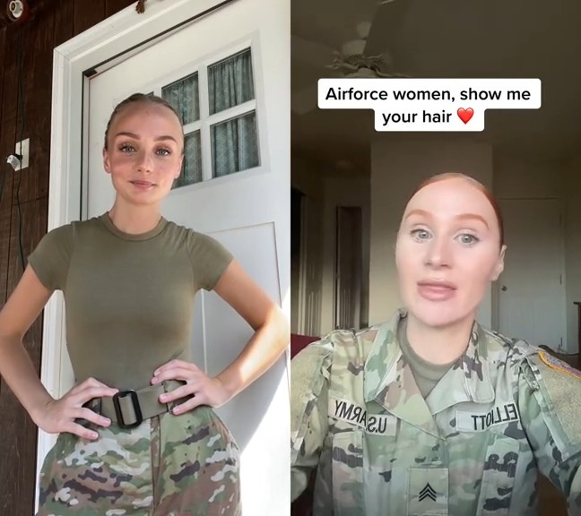 #duet with @ash.e.e Respresenting Air Force with my go to braids!! # ...