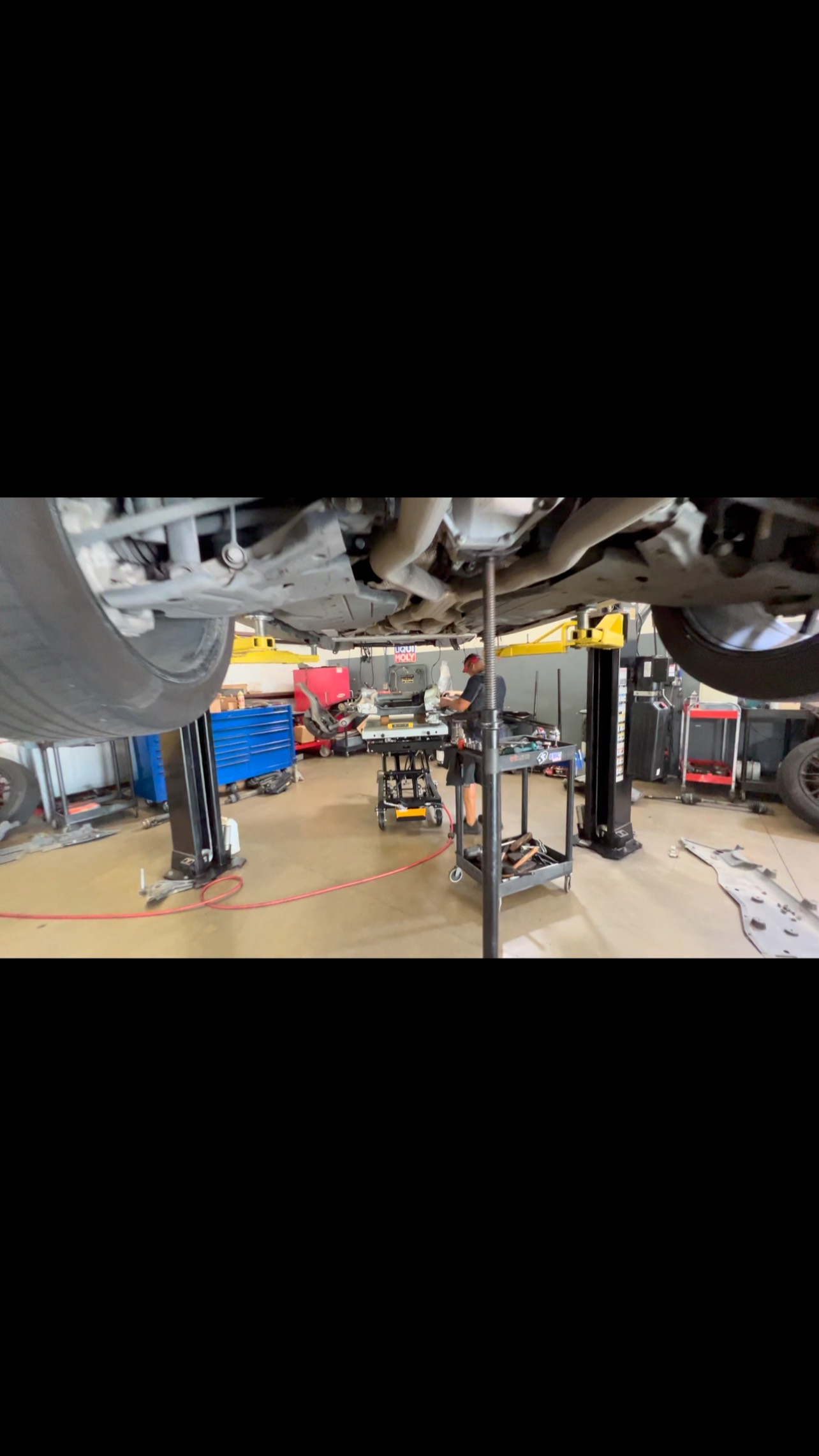 All this work for engine mounts. It is what it is!! #mercedesbenz # ...