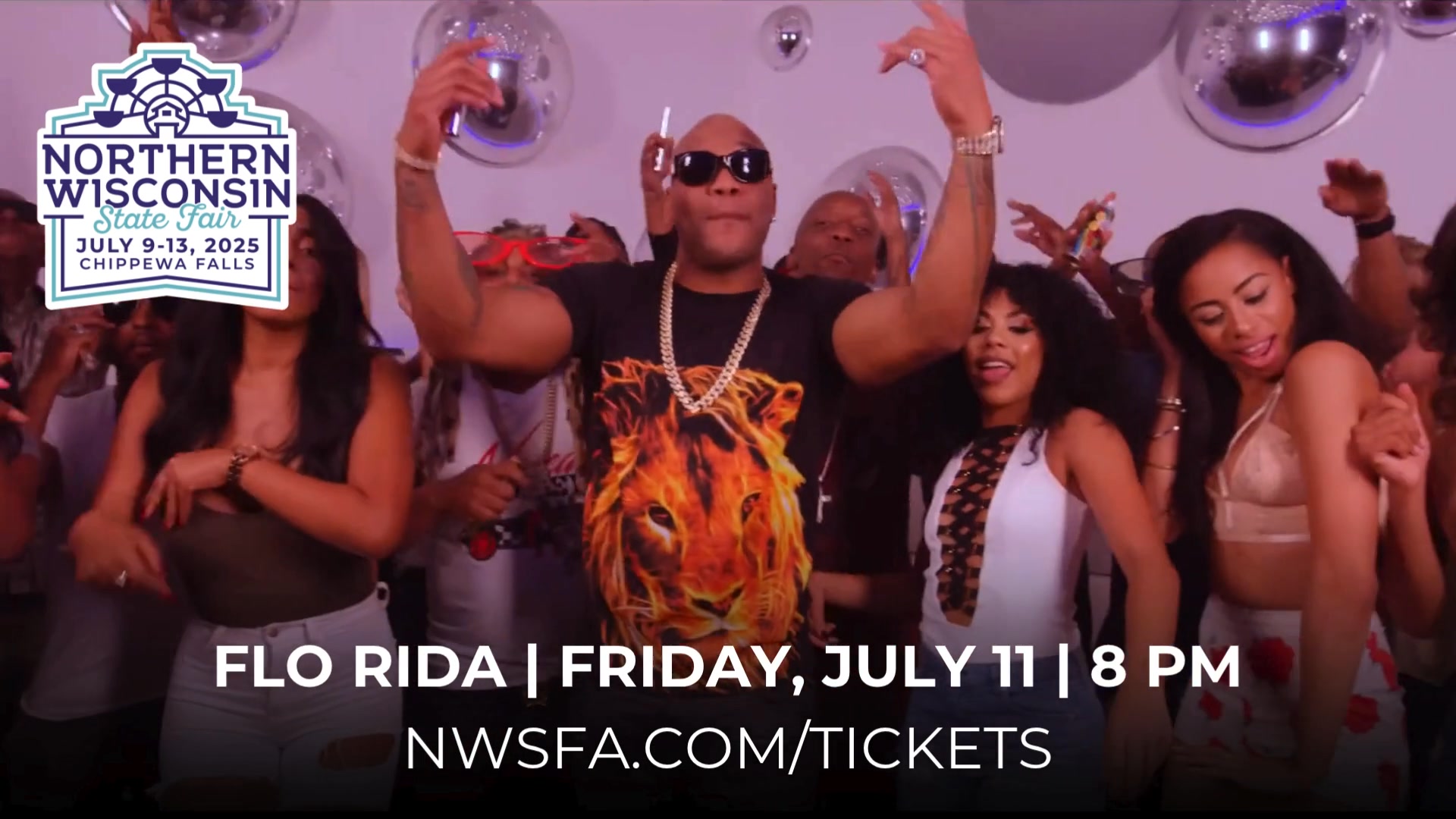 Flo Rida is bringing the summer vibes Friday, July 11, 2025, at 8