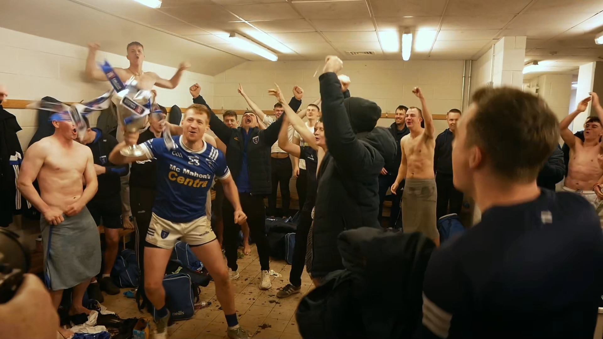 That winning feeling 🏆 An Bhoth Abú 🔵⚪️ | Scotstown GAA | Facebook