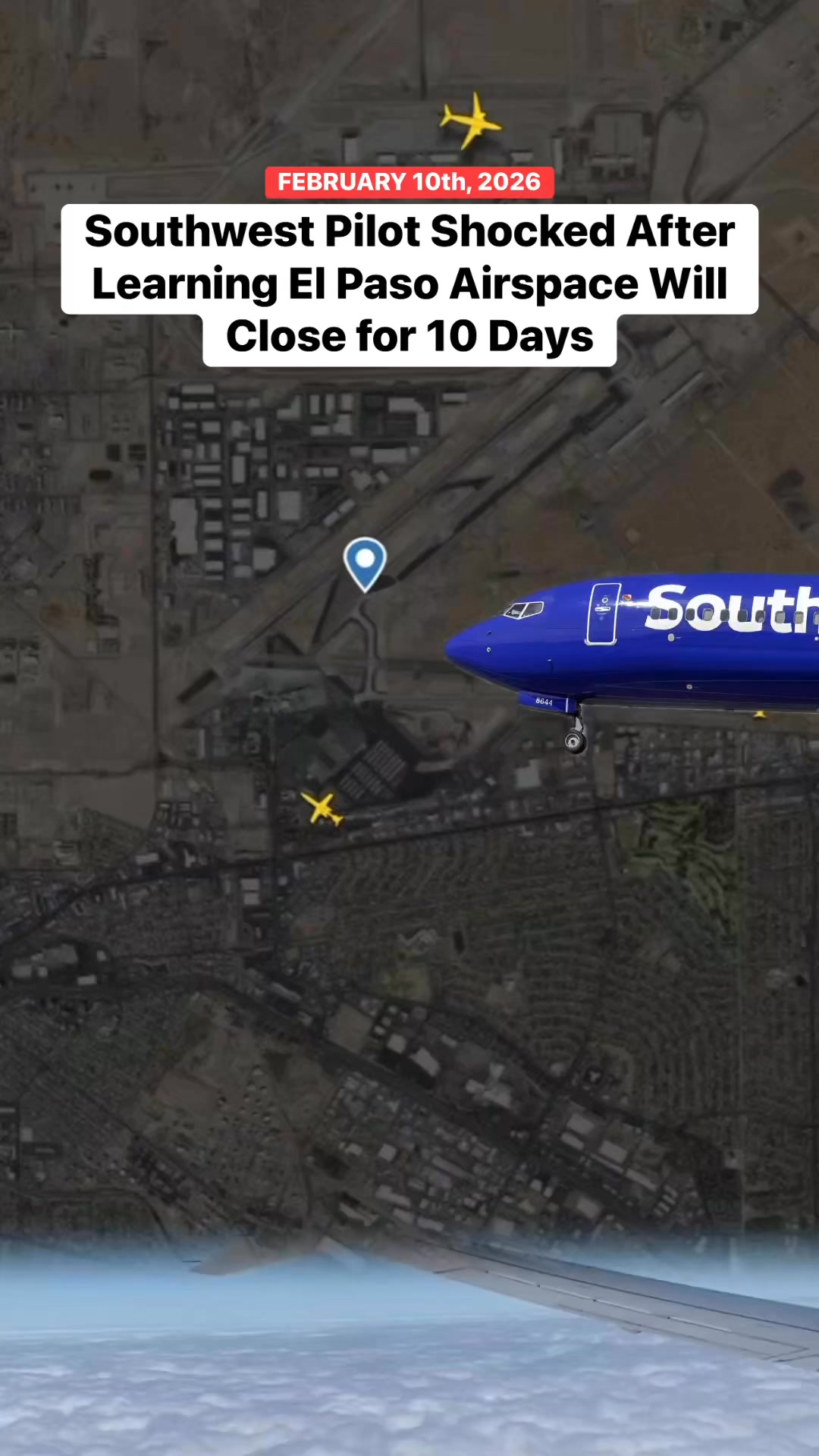 Flights in and out of El Paso were suddenly thrown into uncertainty ...