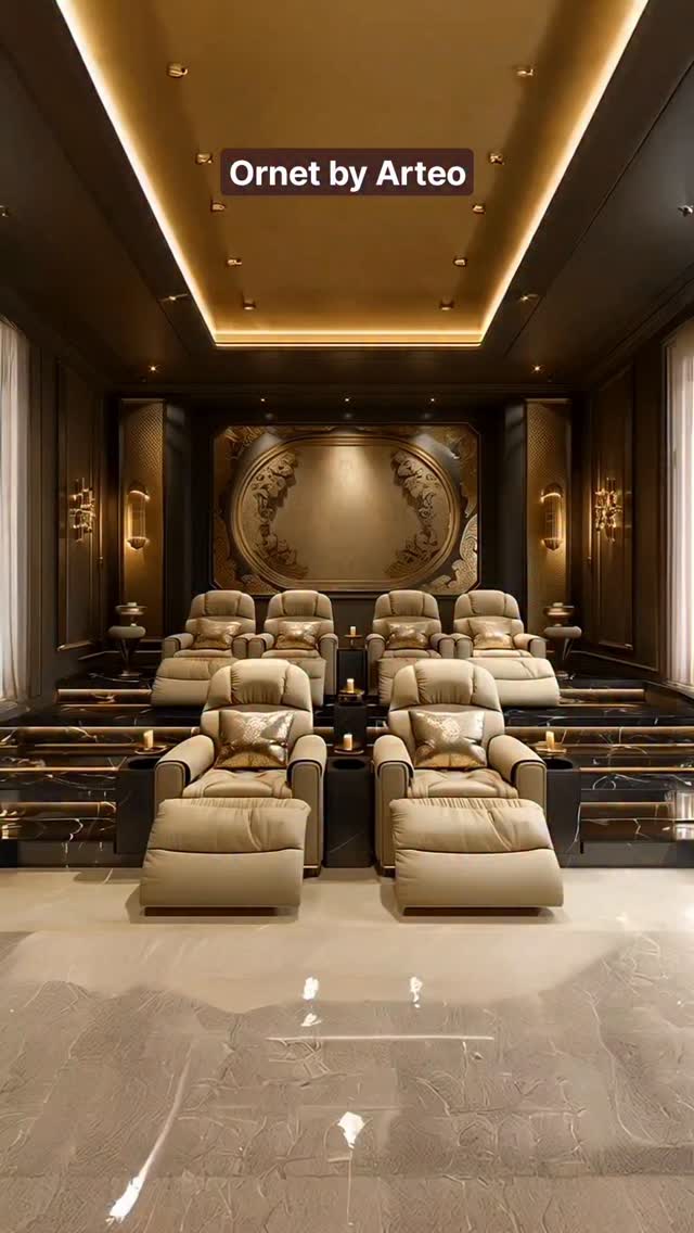 Regal home theatre by @spandanapb Where Luxury Embraces Silence Regal ...