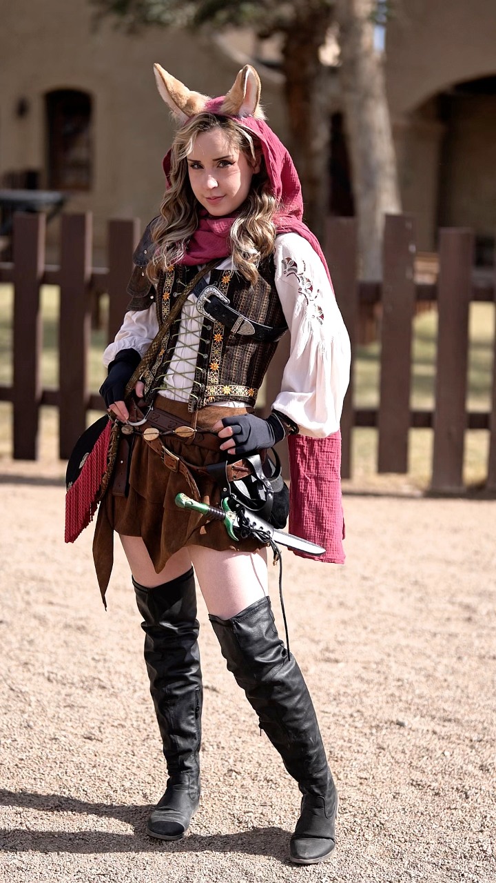 Easter time is an excuse to post my rabbit adventurer look that I wore ...