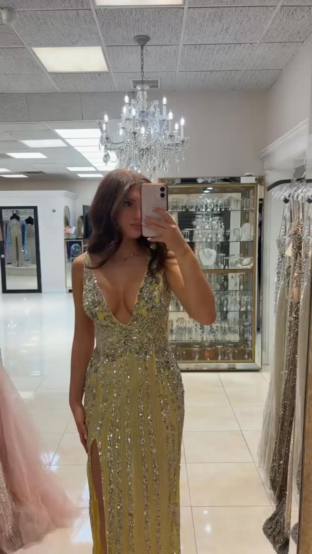 open lace back dress ASHLEYlauren Style 12240