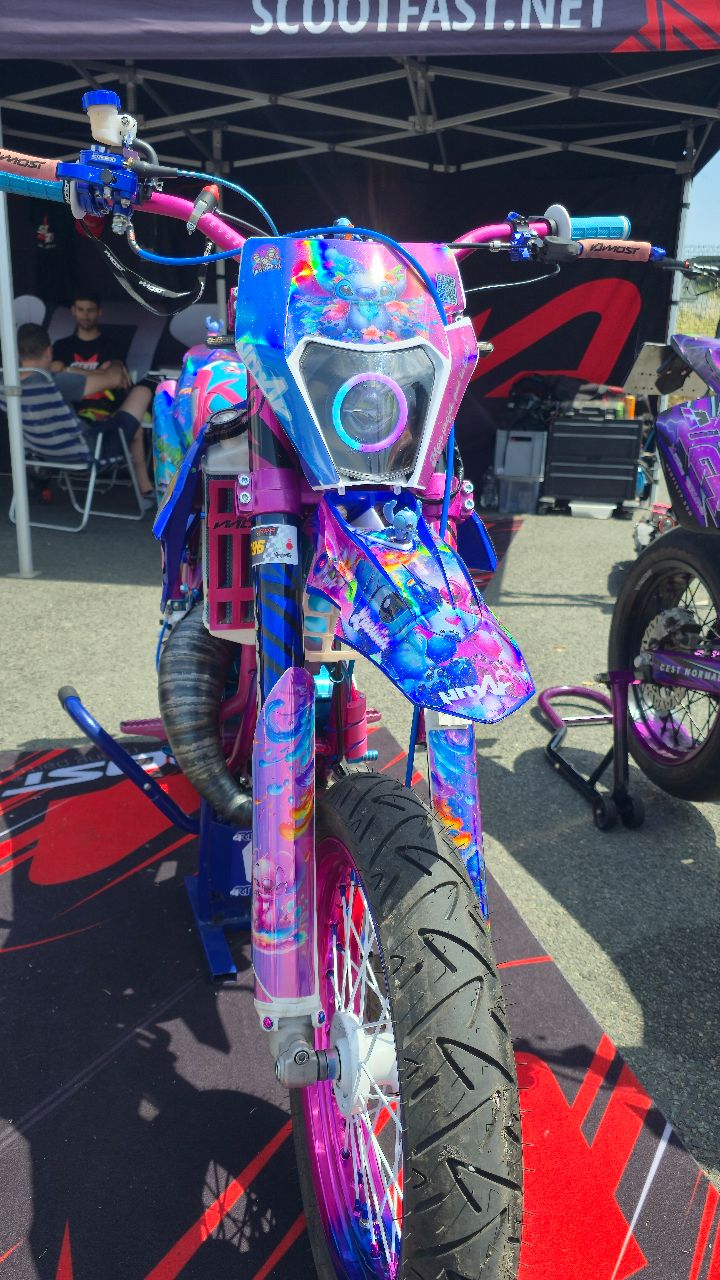 Une moto #stitch au goût d'Ally ! 🤩 Elle a 11 ans et elle vient de ...