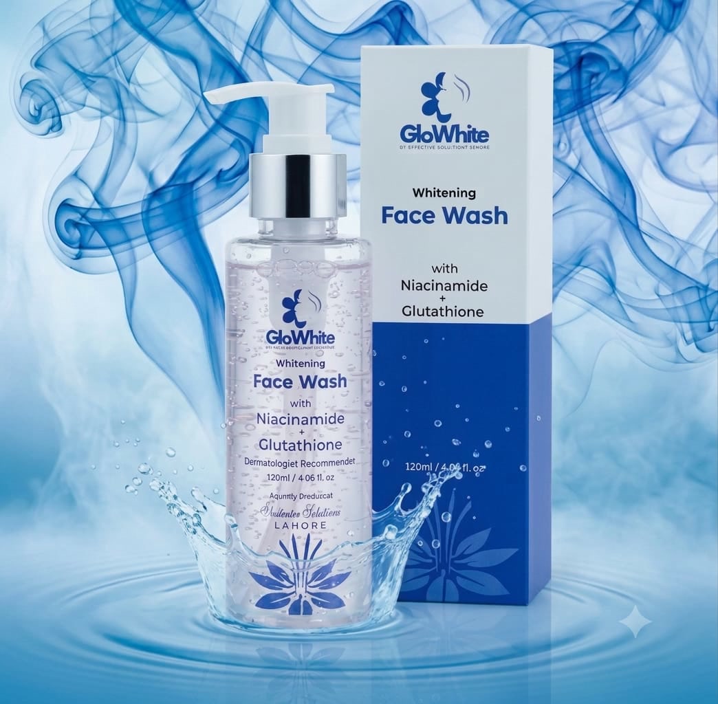 glowhite glutathione ✨ **Glowhite Whitening Face Wash — Your Daily Glow Starts Here!** ✨ Give your skin the fresh, clean & radiant look it deserves 💙 Formulated with **Niacinamide Vitamin B12 Hycobal Inj