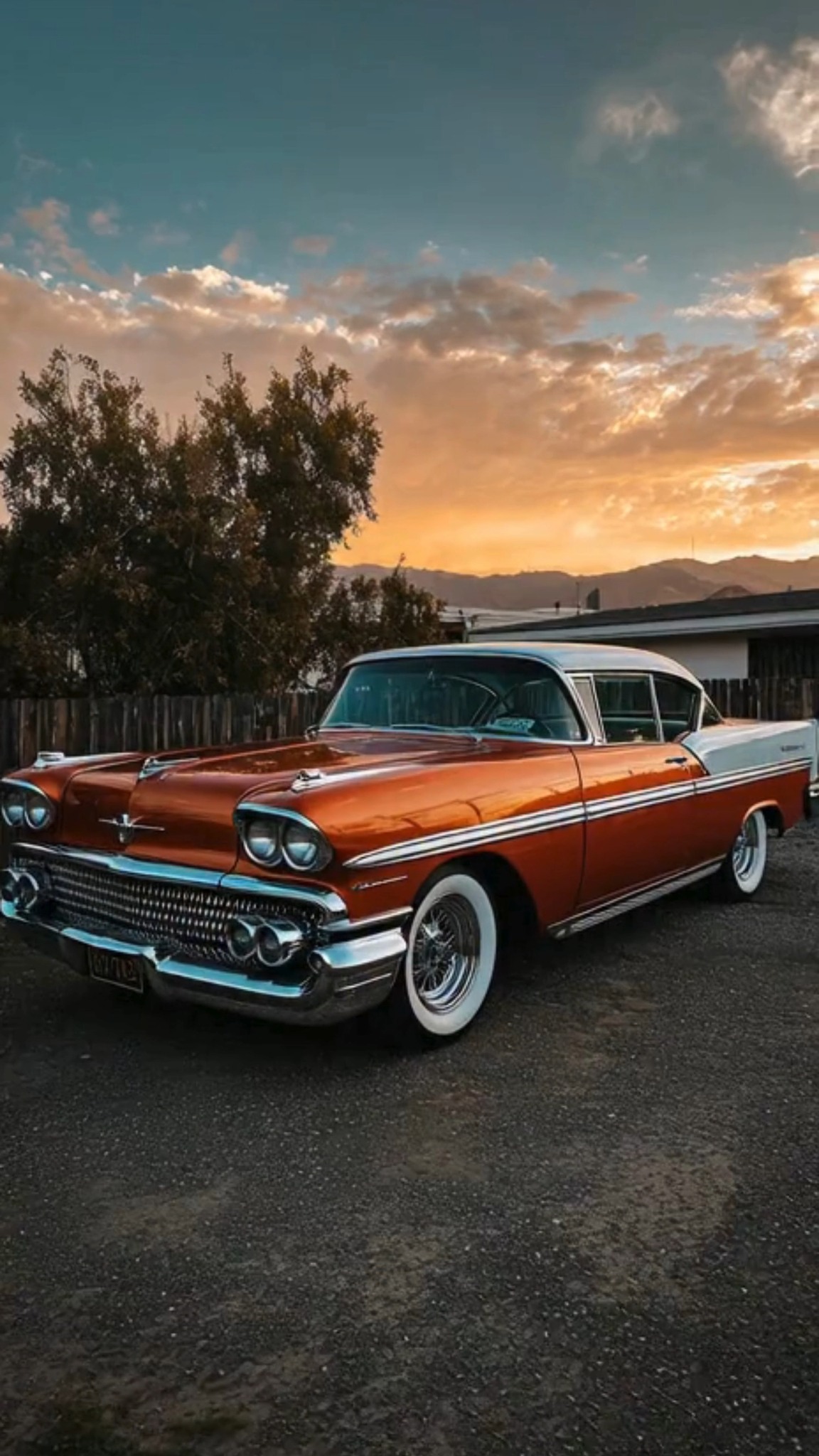 1958 Pontiac Star Chief Wallpaper For Iphone