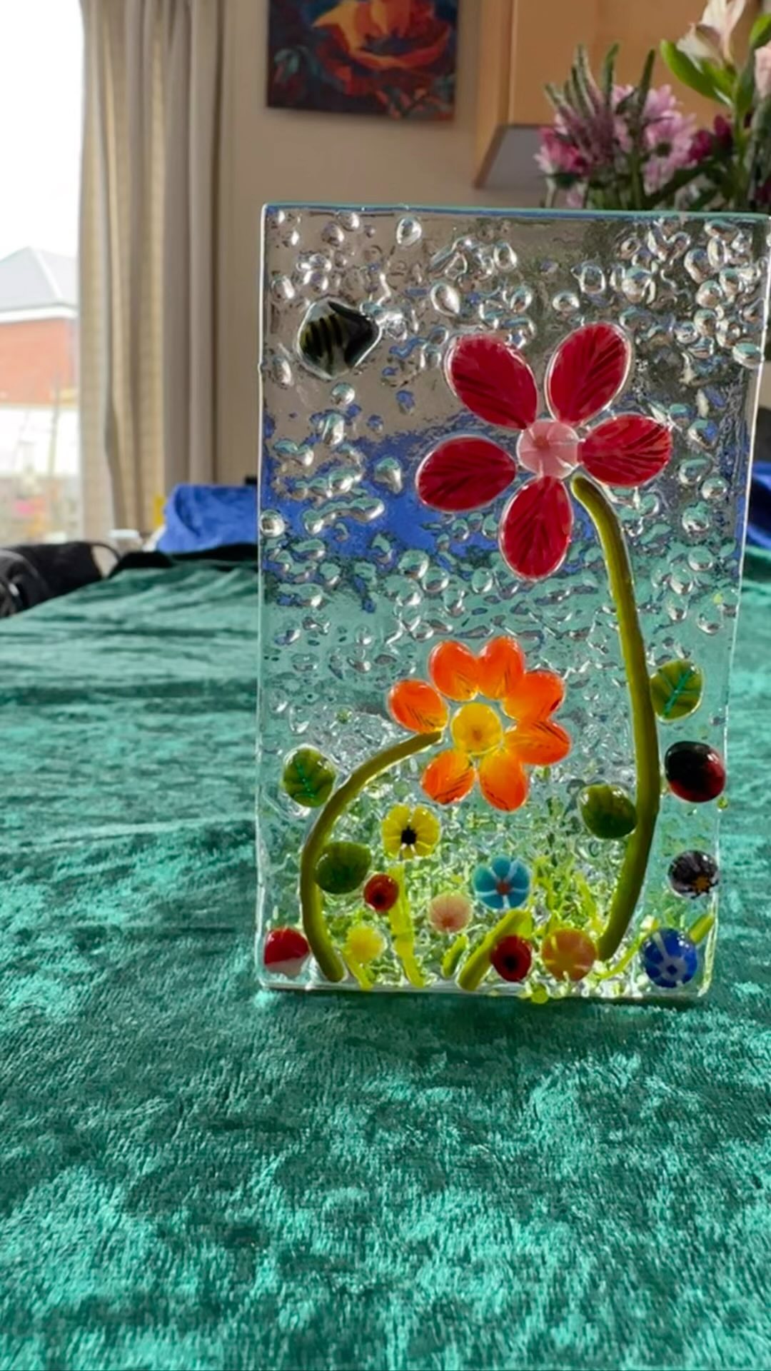 Alum Bay Glass at The Needles Now a bouquet of Glass Flowers This