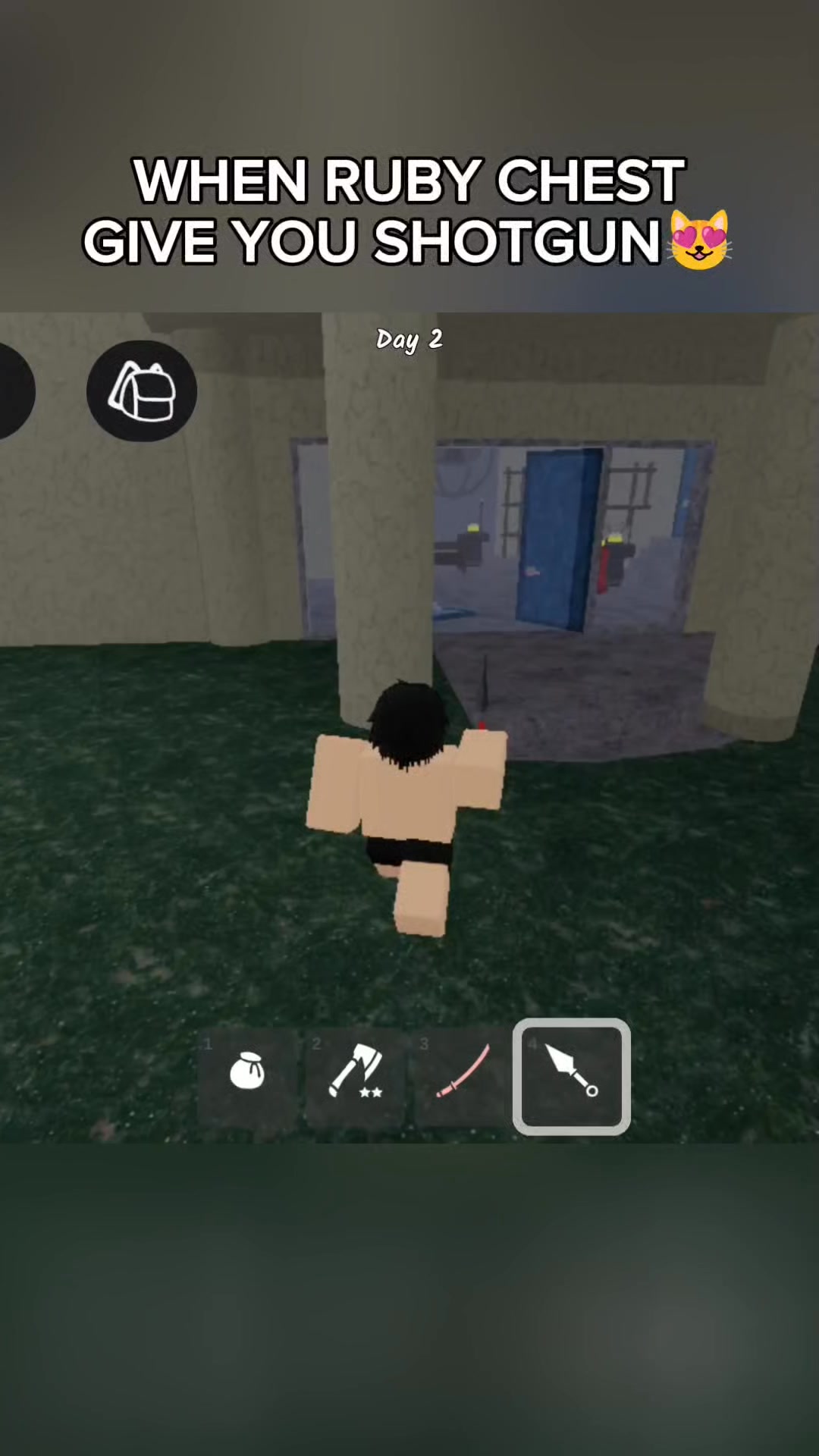 Tactical Shotgun Day 2😻 #roblox #99nightsintheforest #imettwenty ...