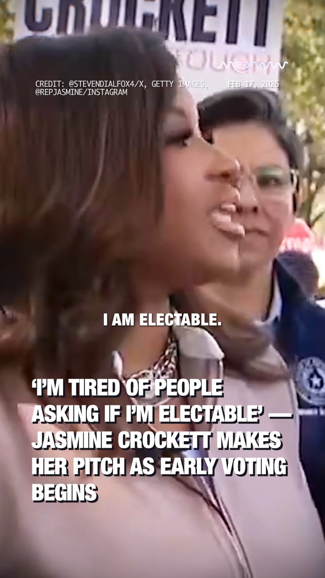 ‘I’m Tired of People Asking If I’m Electable’ Jasmine Crockett Makes ...