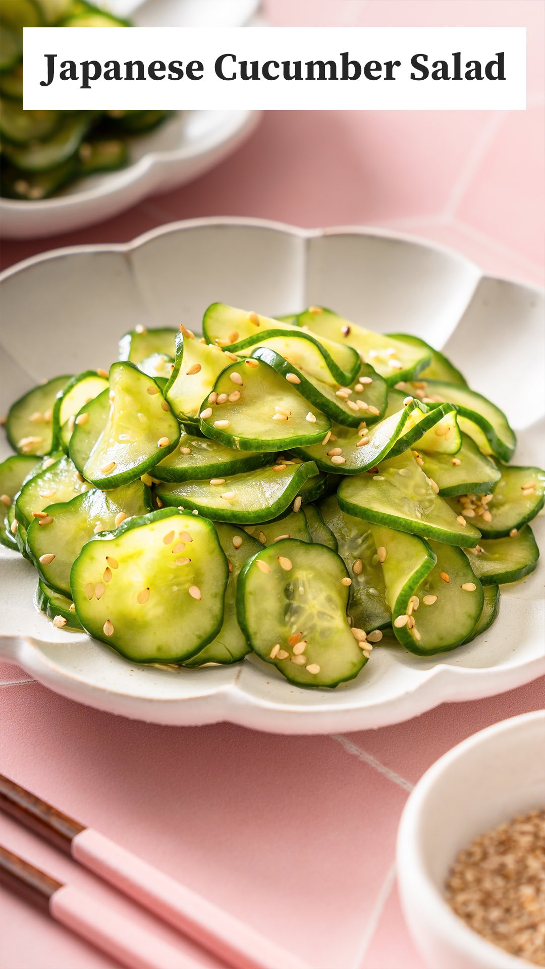 10 min Japanese Cucumber Salad 😍 This vegetable side dish is SO