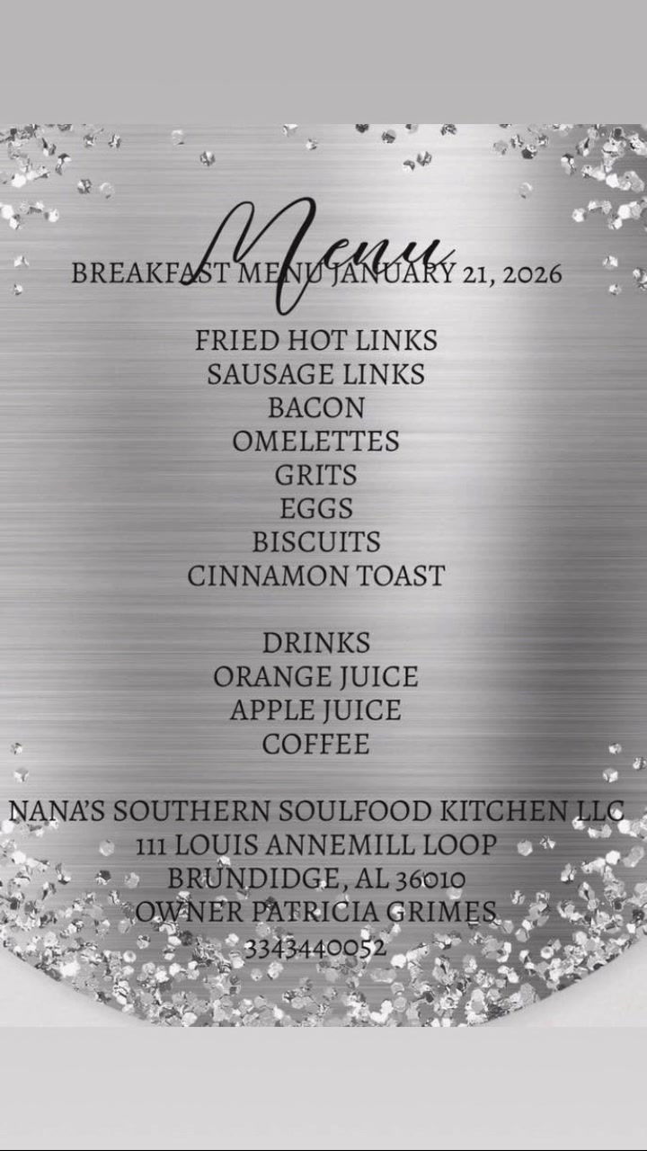 Breakfast Menu & Lunch Menu for Wednesday January 21, 2026 Breakfast ...