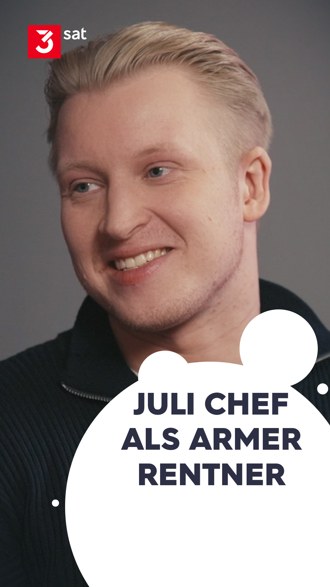Finn Flebbe, der Chef der Jungen Liberalen, stellt sich vor, ein armer ...