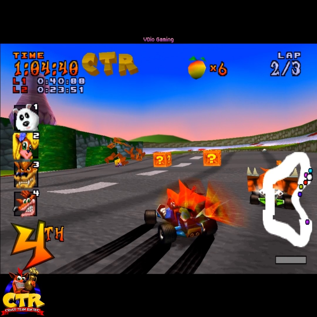 CTR - Crash Team Racing (PS1) - (Green CTR Token) - Coco Park ...