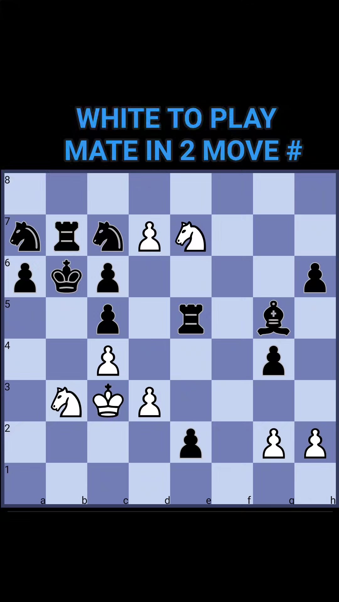 WHITE TO PLAY MATE IN 2 MOVE #Checkmate #puzzle | Hindi Chess Talks ...