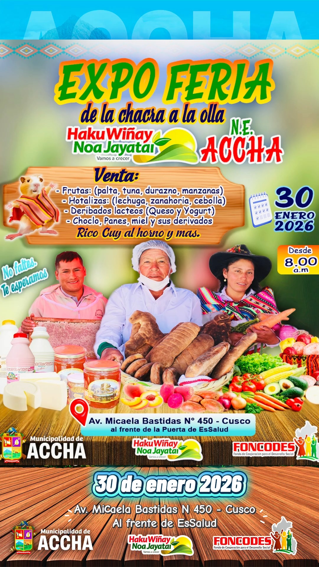 #MuniAccha|| 🔊 𝗘𝗫𝗣𝗢 𝗙𝗘𝗥𝗜𝗔 𝗗𝗘 𝗟𝗔 𝗖𝗛𝗔𝗖𝗥𝗔 𝗔 𝗟𝗔 𝗢𝗟𝗟𝗔 𝗛𝗔𝗞𝗨 𝗪𝗜𝗡̃𝗔𝗬 - 𝗡.𝗘 ...