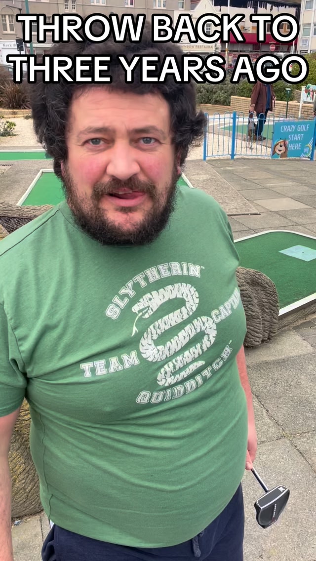 Three years ago, I had just shot the course record round the crazy golf ...