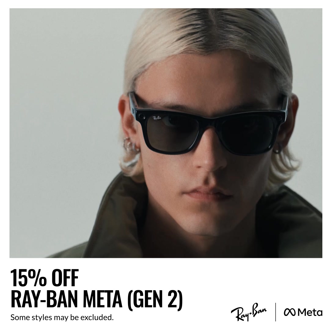 Capture, listen and stay connected hands-free with Ray-Ban Meta