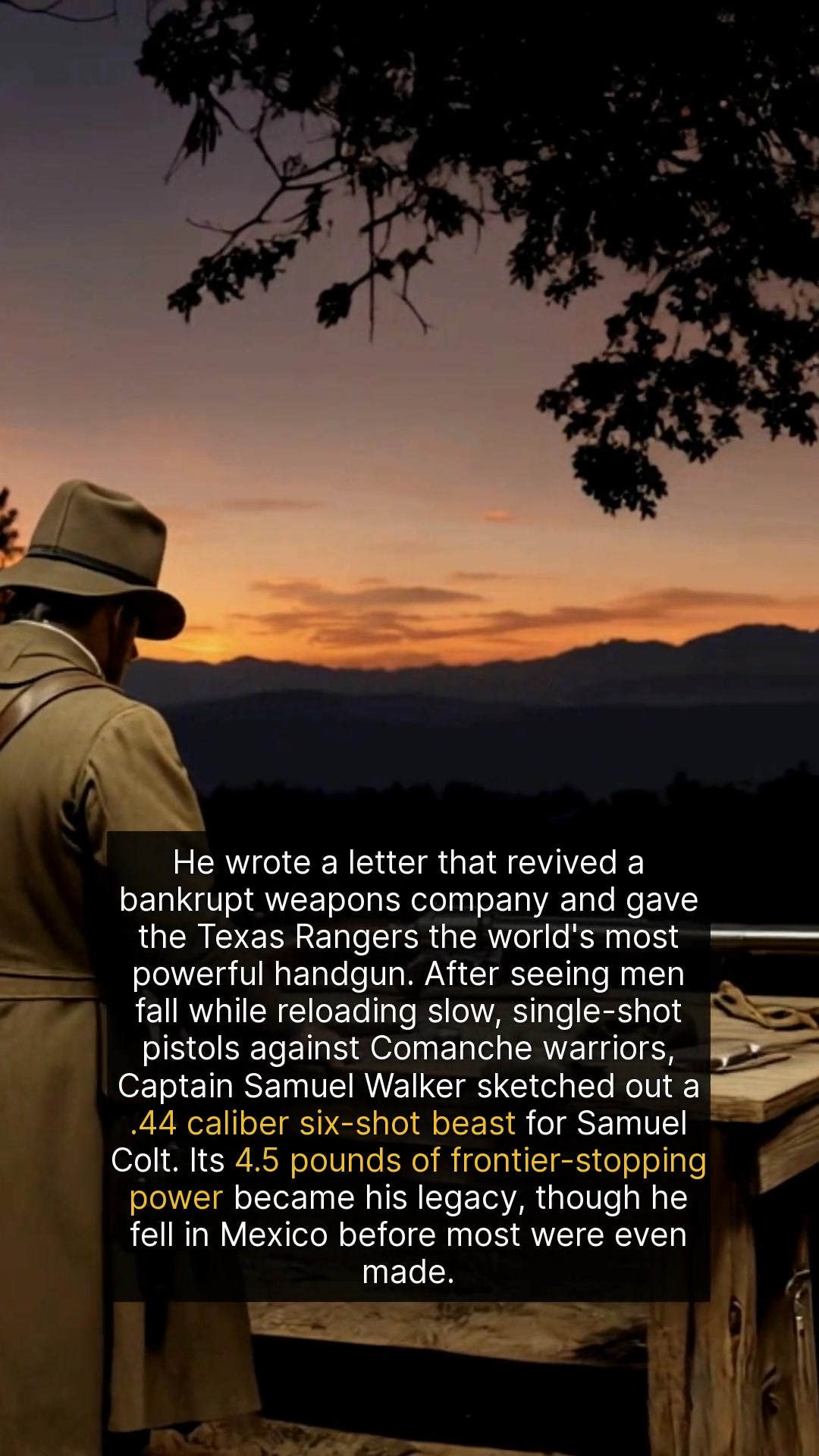 The revolver Samuel Walker helped design was born from desperate ...