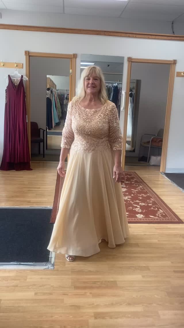 gold dress for grandma The stunning and elegant of the Bride in Autumn 🍂 2026!!! | Tami's Bridal & Alterations Jobber