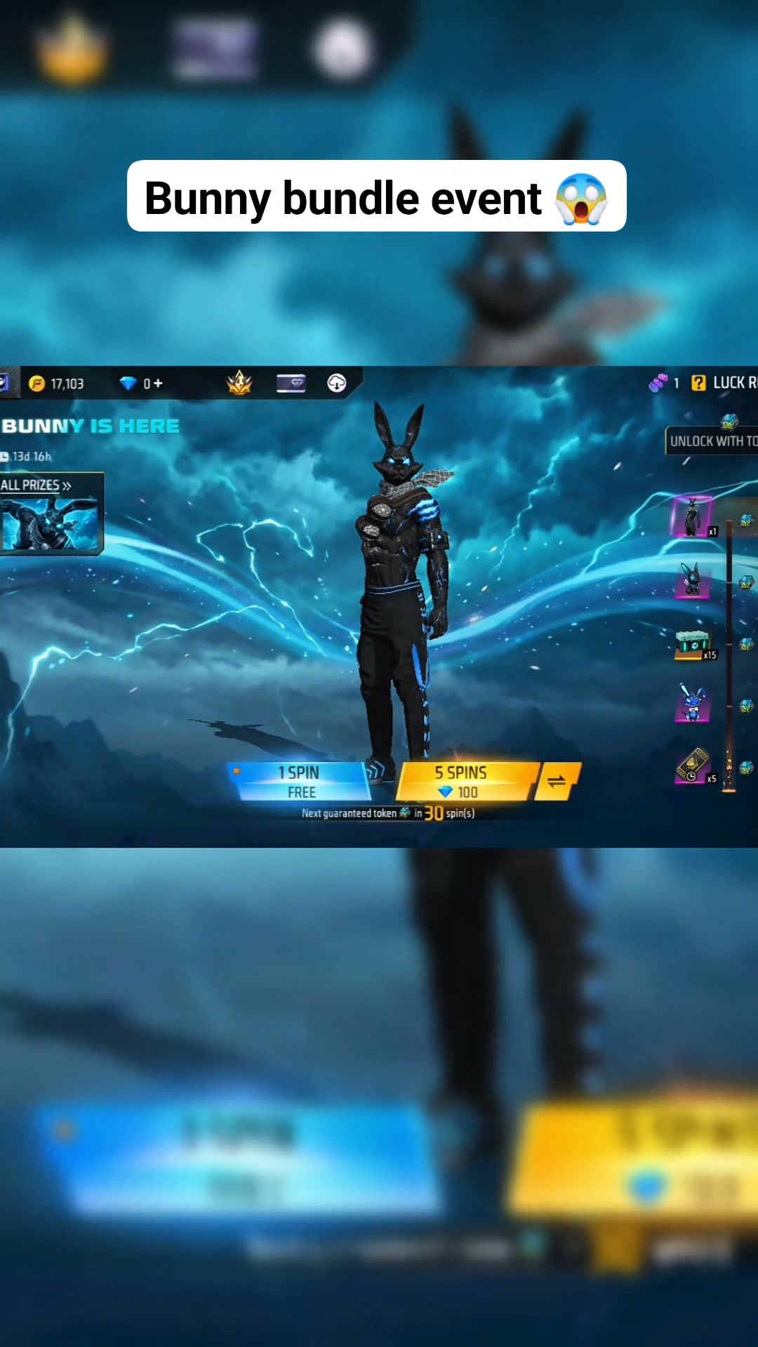 Bunny bundle 😱 #FreeFire #Nyzorx | NyzorX