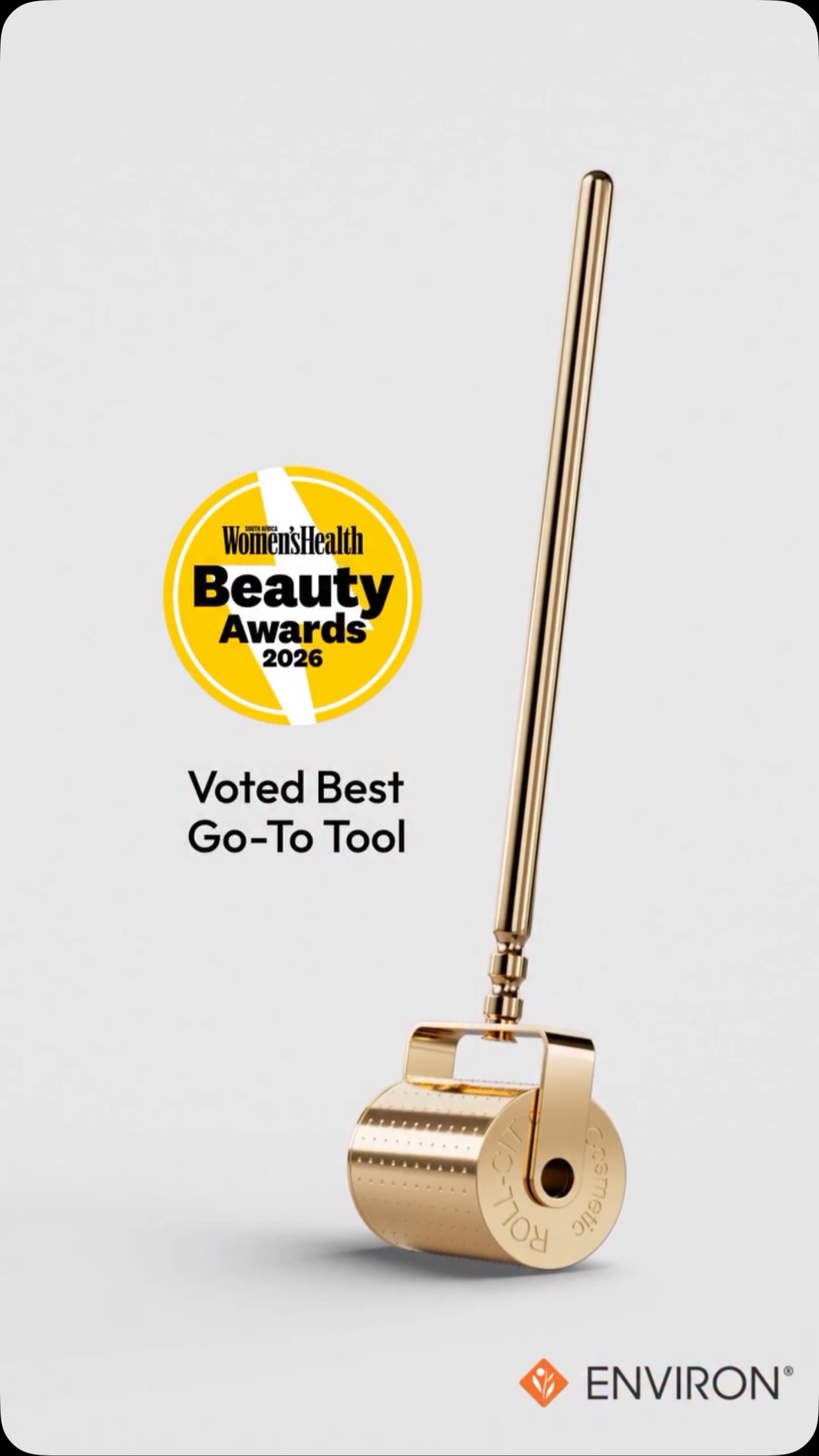 🏆 Gold for Environ at the Women's Health Awards! Cosmetic Gold
