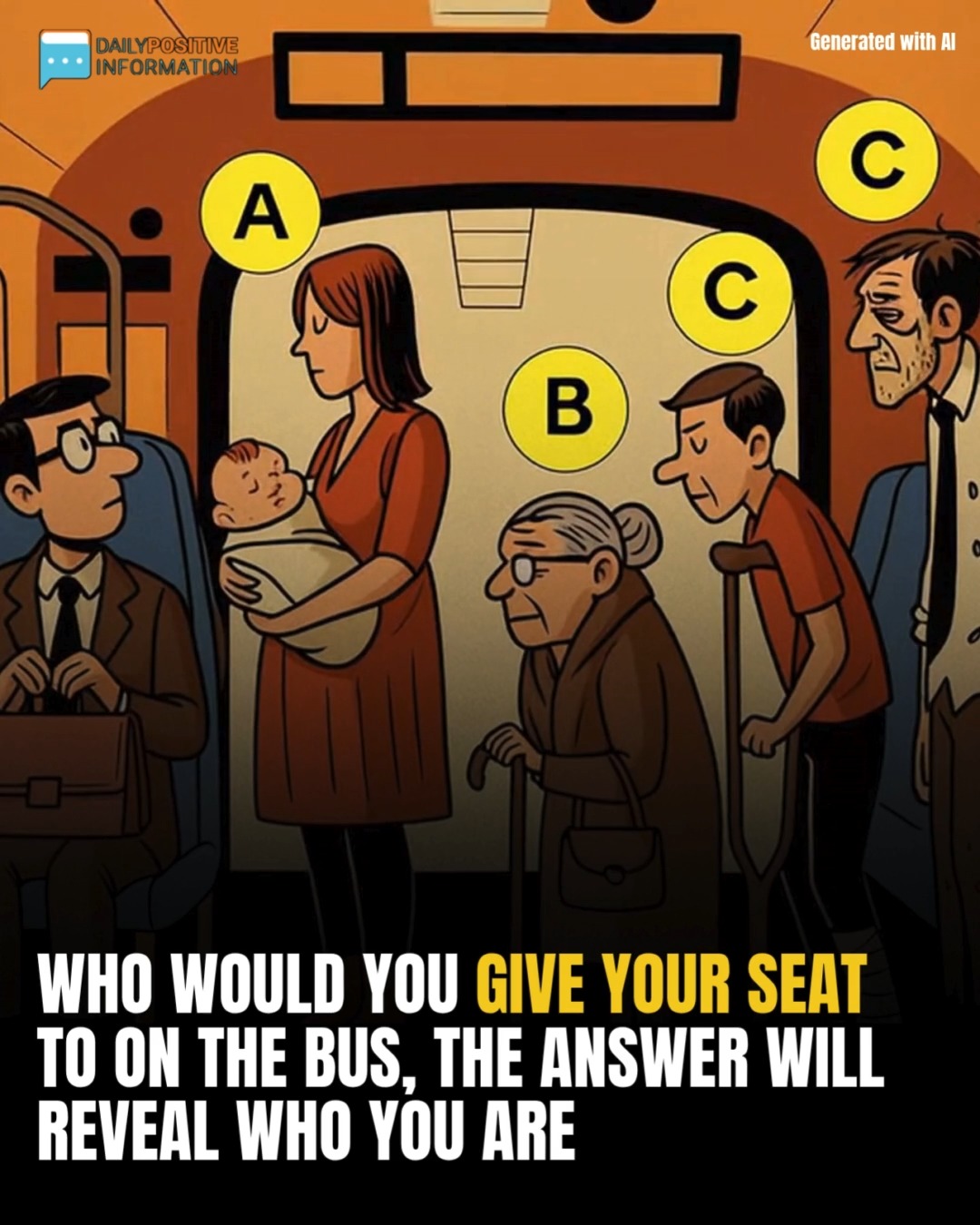 Who Would YOU Give Your Seat To? 🤔 8 Mind-Blowing Personality Riddles ...