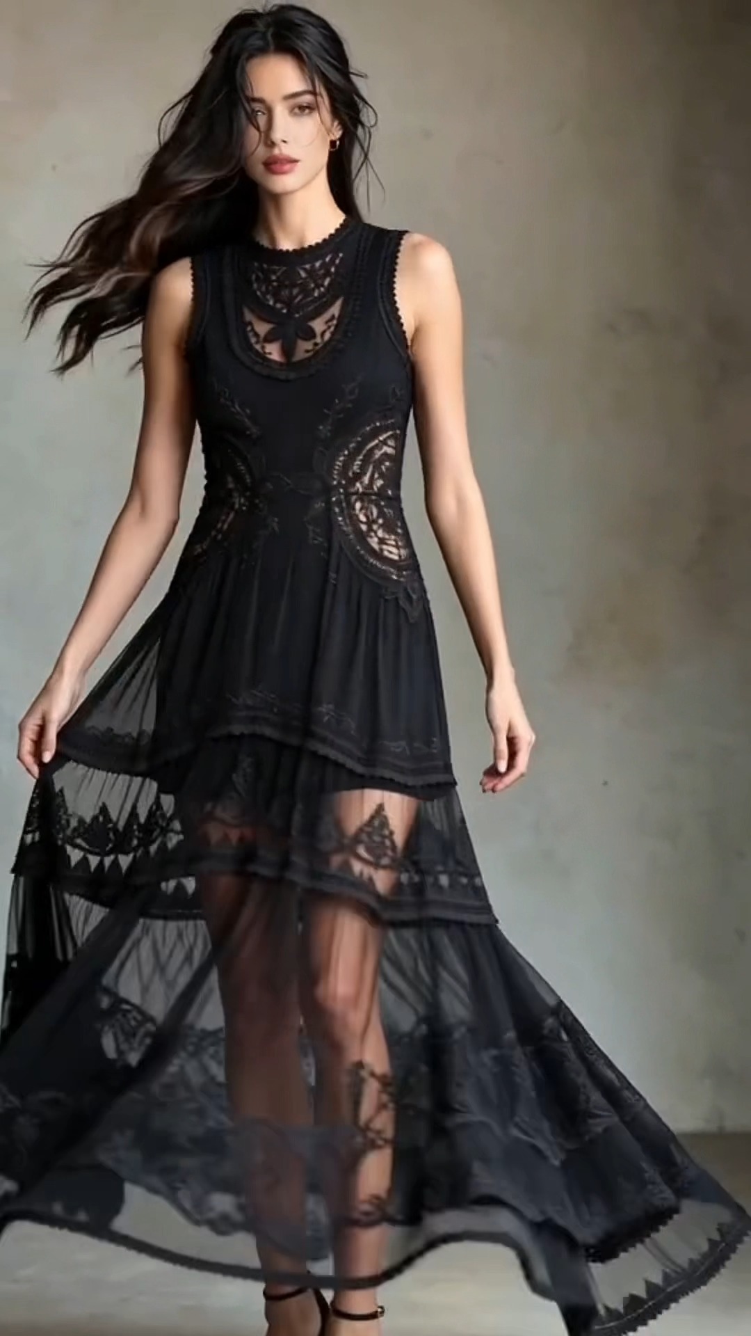 black lace maxi dress boho Boho‑Chic for Autumn, 🔗 Comment 