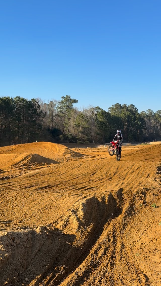 Practicing jumping the whoops. Which run was best 1,2,3 or 4 ...