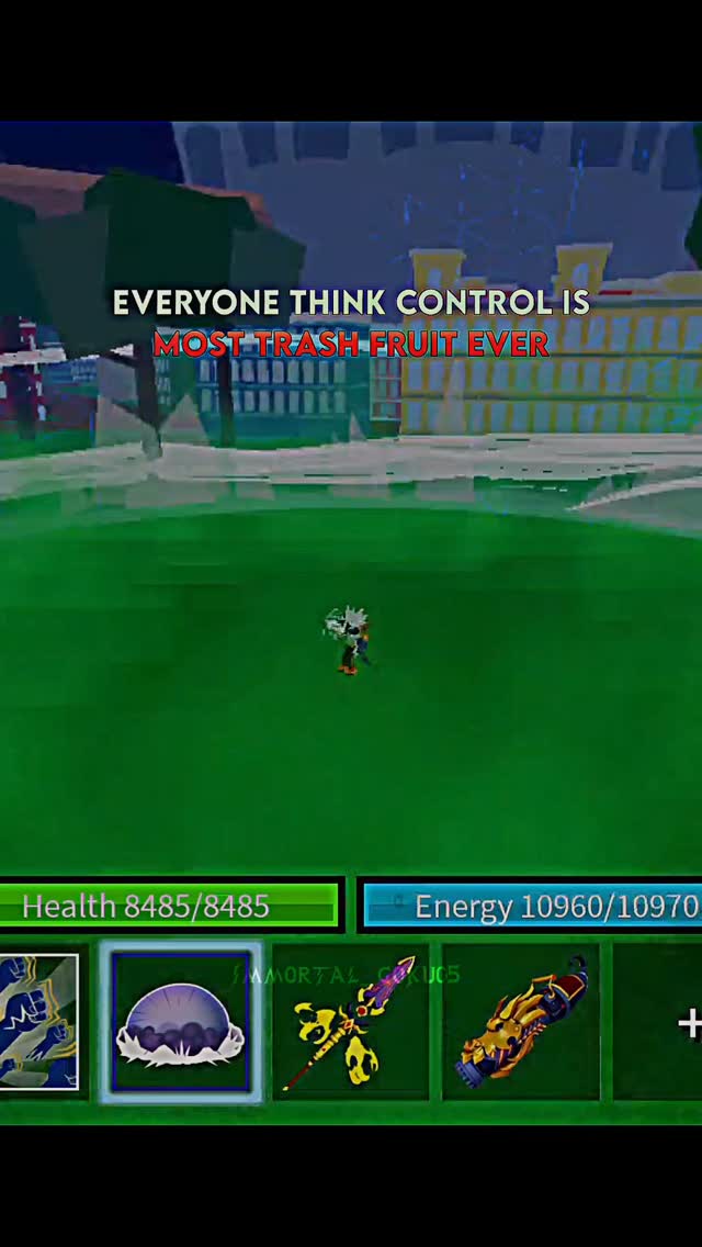 show the control showcase control fruit on Blox Fruits winter season