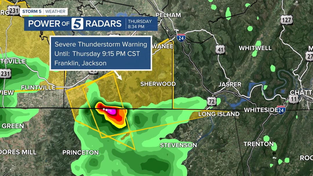 SEVERE THUNDERSTORM WARNING: Jackson, Franklin Click here for our ...