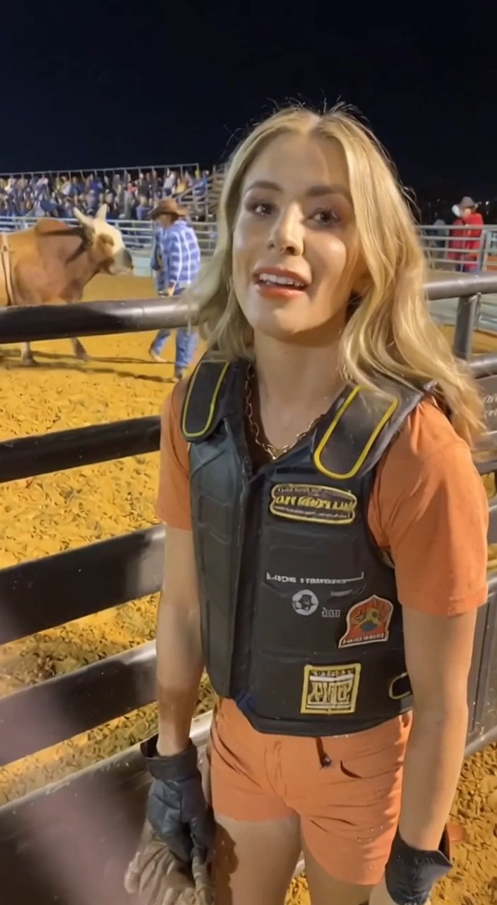She earns her shine in the dirt. Real rodeo moments and fearless vibes ...