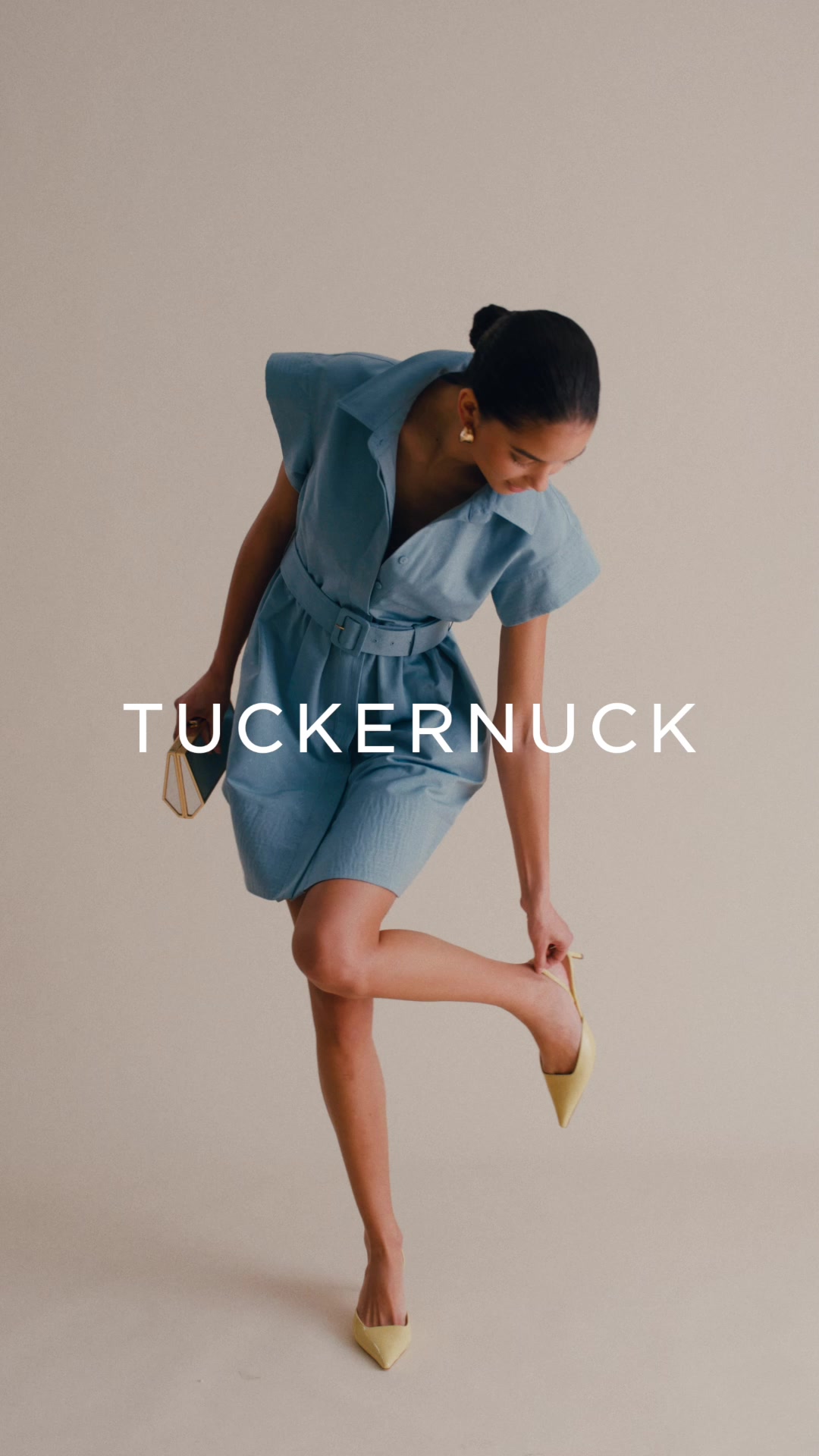 blue lunch lady dress For ladies who lunch. Shop the slate mini Chloe dress. | Tuckernuck bible dress modestly