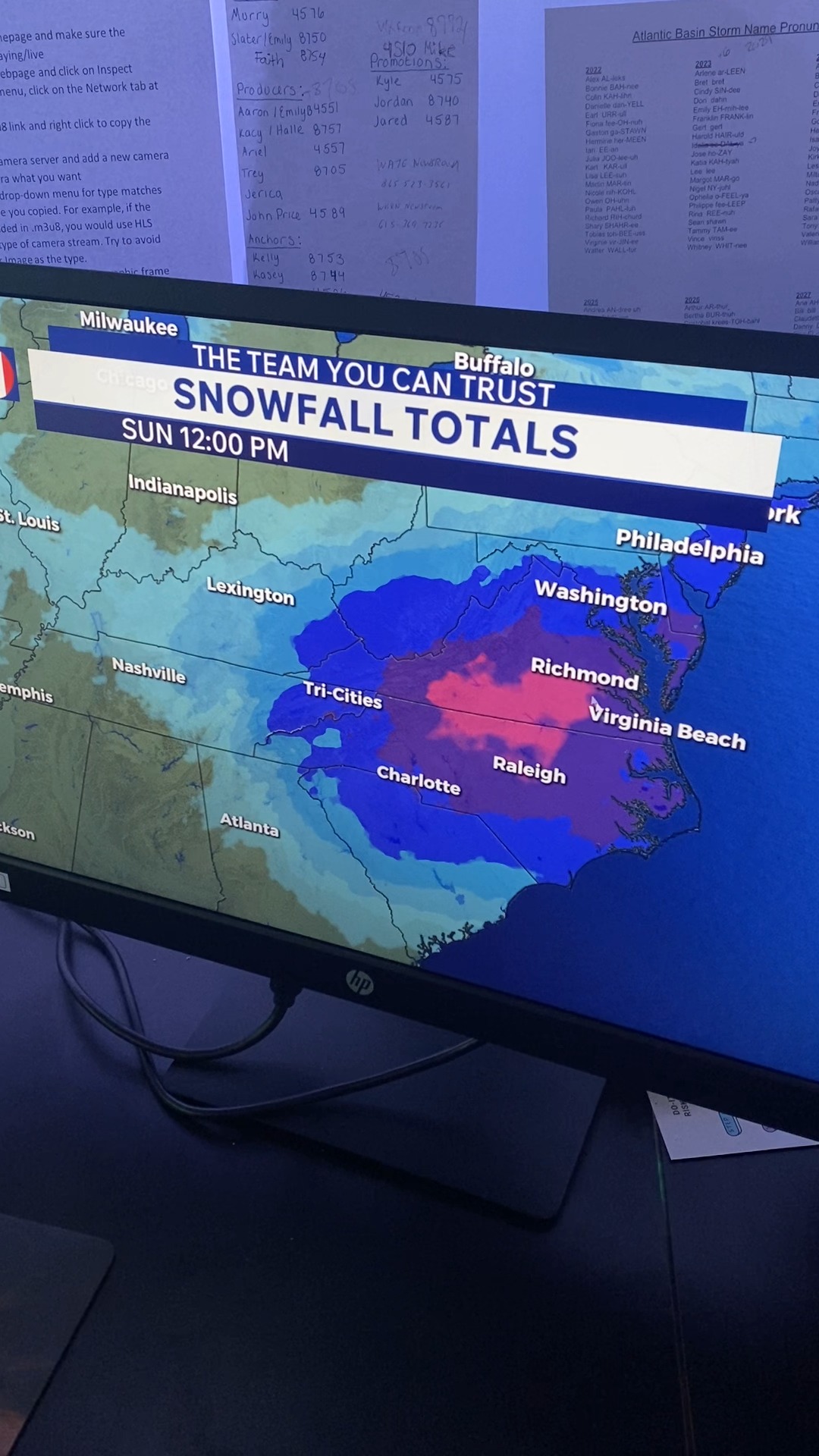 Jeremy Eisenzopf WJHL has the latest on the next round of winter ...