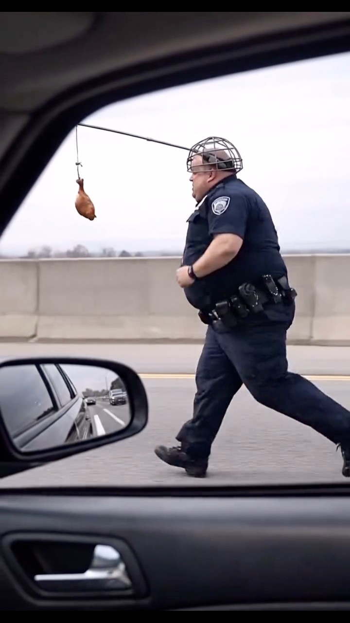 I think he’s trying to get in shape #police #officer #funnyreels # ...