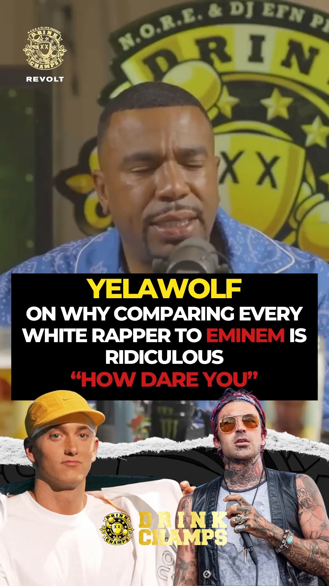 “How dare you compare someone to Marshall...” YelaWolf speaks on being ...