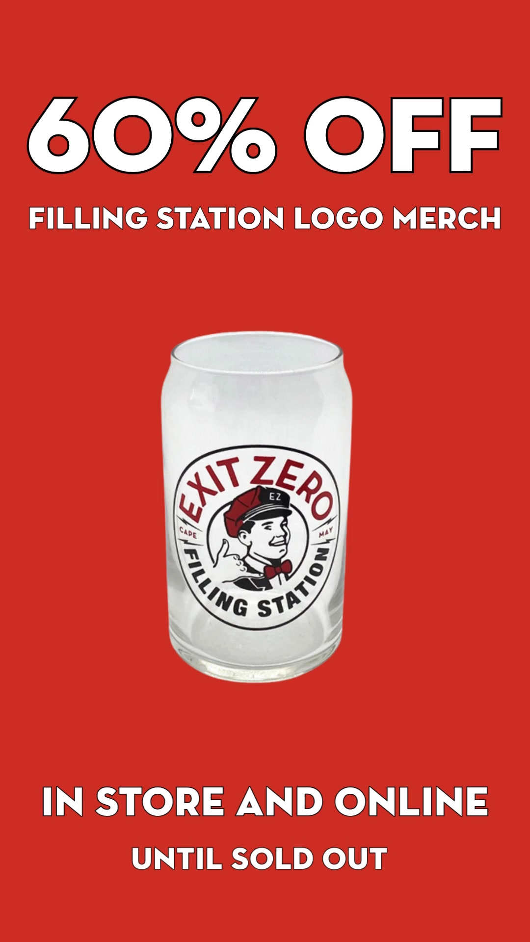 All Exit Zero Filling Station logo merch is now 60% off. What a bargain ...