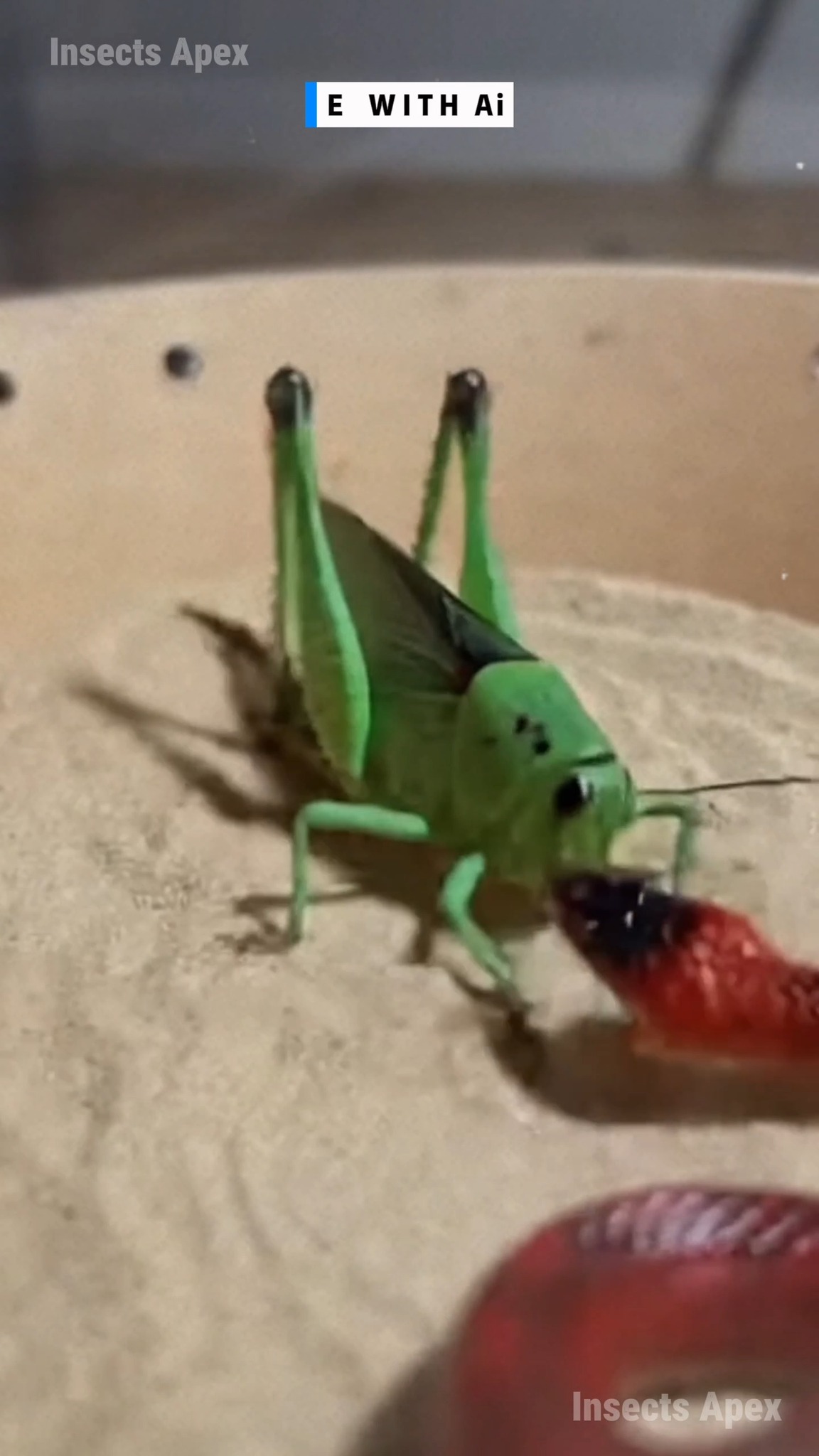 The terrifying Blood-Red Viper secures its desert territory. The Mint ...