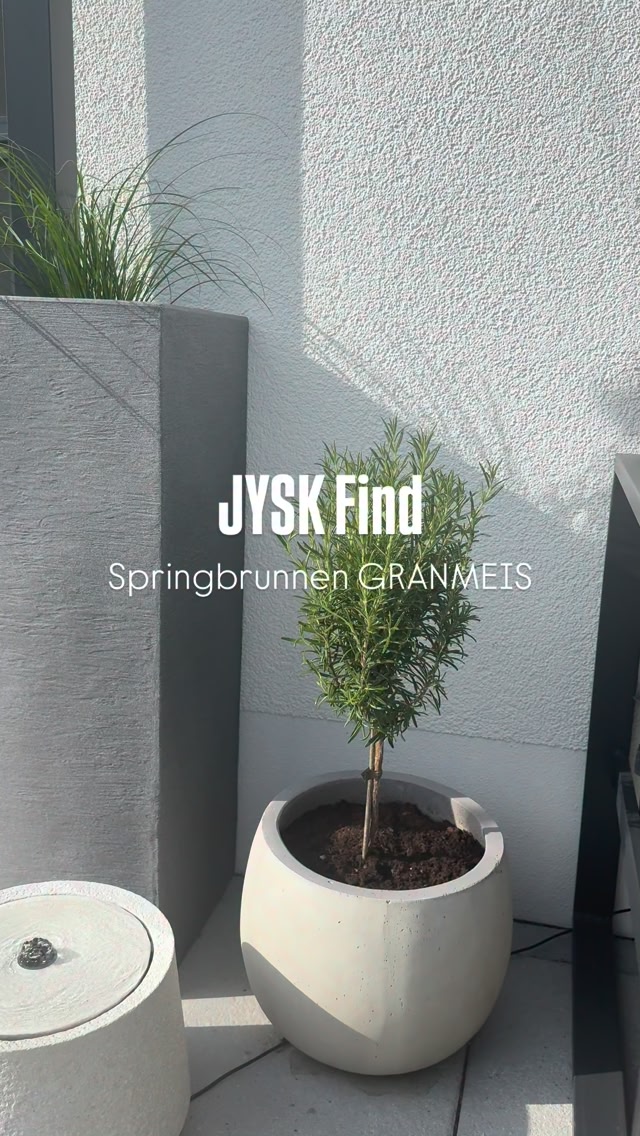 Der Springbrunnen von @jysk_deutschland ist ja nicht erst von gestern