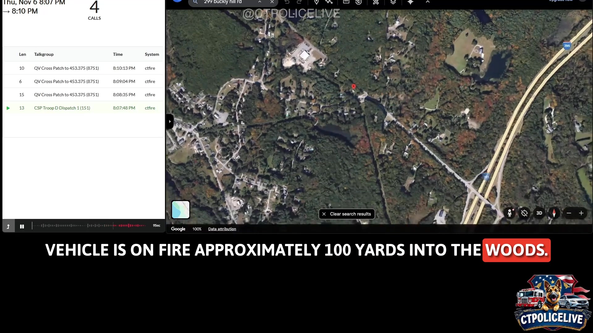 CTPOLICELIVE - 🚨 BREAKING — Roll-Over into house with Fire... | Facebook